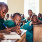 children in classroom
