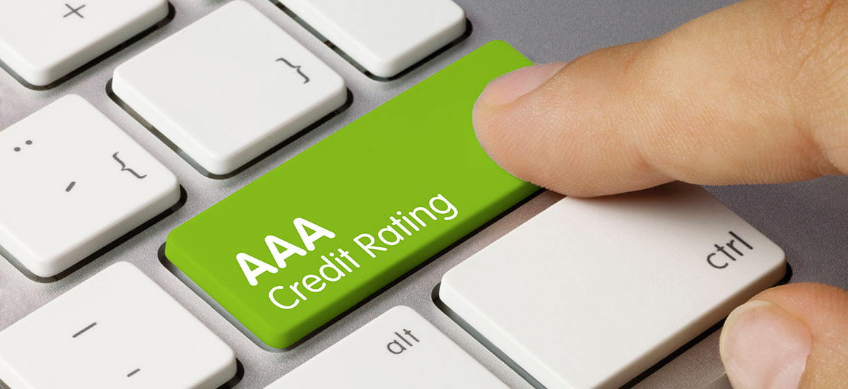 AAA credit rating button